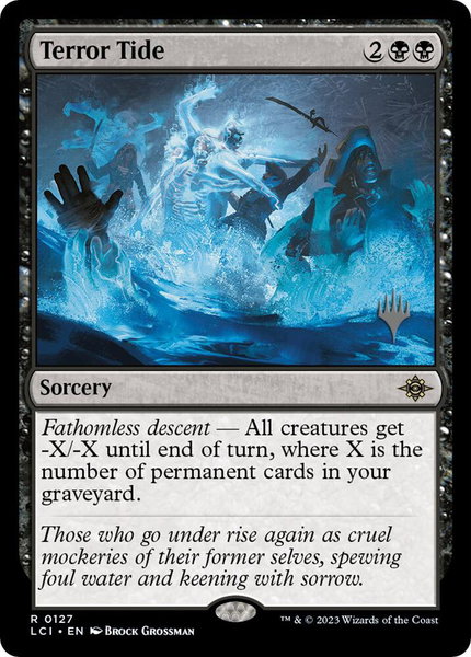 Terror Tide trading card from Promo Pack: The Lost Caverns of Ixalan Terror Tide - Promo Pack: The Lost Caverns of Ixalan Magic: The Gathering trading card