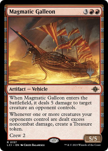 Magmatic Galleon - Promo Pack: The Lost Caverns of Ixalan Magic: The Gathering trading card