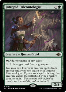 Intrepid Paleontologist - Promo Pack: The Lost Caverns of Ixalan (PPLCI) #193p - Rare Magic: The Gathering Trading Card