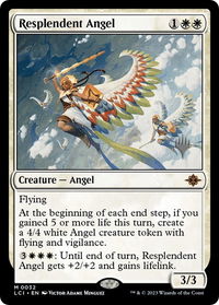 Resplendent Angel - Promo Pack: The Lost Caverns of Ixalan (PPLCI) #32p - Mythic Magic: The Gathering Trading Card