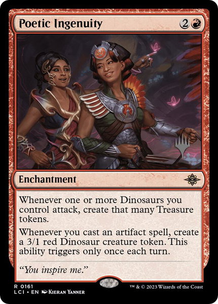 Poetic Ingenuity trading card from Promo Pack: The Lost Caverns of Ixalan Poetic Ingenuity - Promo Pack: The Lost Caverns of Ixalan Magic: The Gathering trading card