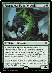 Pugnacious Hammerskull - Promo Pack: The Lost Caverns of Ixalan (PPLCI) #208p - Rare Magic: The Gathering Trading Card