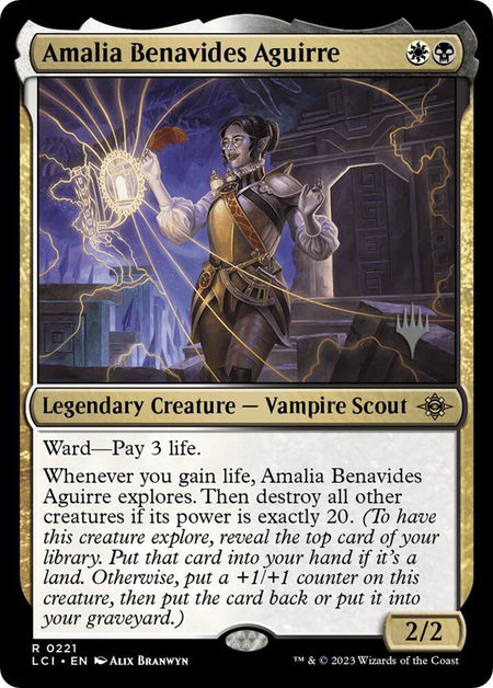 Amalia Benavides Aguirre - Promo Pack: The Lost Caverns of Ixalan Magic: The Gathering trading card