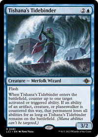Tishana's Tidebinder - Promo Pack: The Lost Caverns of Ixalan (PPLCI) #81p - Rare Magic: The Gathering Trading Card