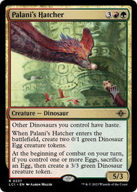 Palani's Hatcher - Promo Pack: The Lost Caverns of Ixalan (PPLCI) #237p - Rare Magic: The Gathering Trading Card