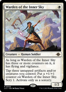 Warden of the Inner Sky - Promo Pack: The Lost Caverns of Ixalan (PPLCI) #43p - Rare Magic: The Gathering Trading Card