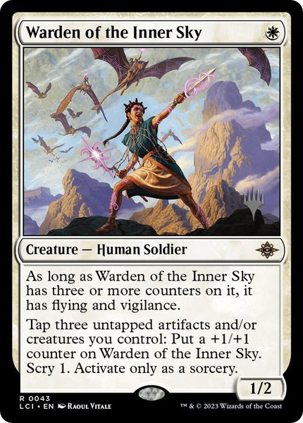 Warden of the Inner Sky - Promo Pack: The Lost Caverns of Ixalan Magic: The Gathering trading card