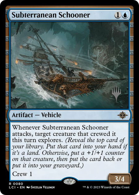 Subterranean Schooner - Promo Pack: The Lost Caverns of Ixalan Magic: The Gathering trading card