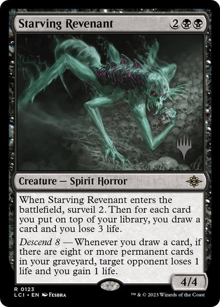 Starving Revenant trading card from Promo Pack: The Lost Caverns of Ixalan Starving Revenant - Promo Pack: The Lost Caverns of Ixalan Magic: The Gathering trading card