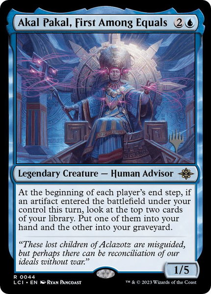 Akal Pakal, First Among Equals - Promo Pack: The Lost Caverns of Ixalan Magic: The Gathering trading card