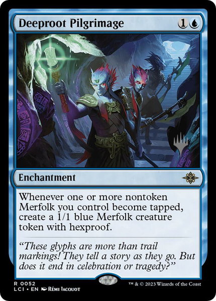 Deeproot Pilgrimage trading card from Promo Pack: The Lost Caverns of Ixalan Deeproot Pilgrimage - Promo Pack: The Lost Caverns of Ixalan Magic: The Gathering trading card