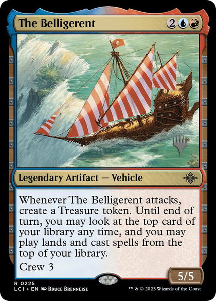 The Belligerent trading card from Promo Pack: The Lost Caverns of Ixalan The Belligerent - Promo Pack: The Lost Caverns of Ixalan Magic: The Gathering trading card