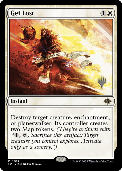 Get Lost trading card from Promo Pack: The Lost Caverns of Ixalan Get Lost - Promo Pack: The Lost Caverns of Ixalan Magic: The Gathering trading card