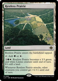 Restless Prairie - Promo Pack: The Lost Caverns of Ixalan (PPLCI) #281p - Rare Magic: The Gathering Trading Card
