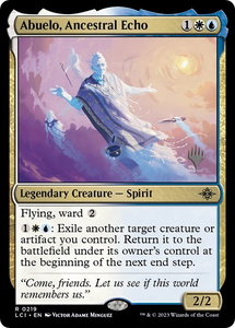 Abuelo, Ancestral Echo - Promo Pack: The Lost Caverns of Ixalan (PPLCI) #219p - Rare Magic: The Gathering Trading Card