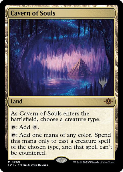 Cavern of Souls trading card from Promo Pack: The Lost Caverns of Ixalan Cavern of Souls - Promo Pack: The Lost Caverns of Ixalan Magic: The Gathering trading card