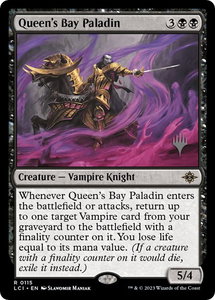 Queen's Bay Paladin - Promo Pack: The Lost Caverns of Ixalan (PPLCI) #115p - Rare Magic: The Gathering Trading Card