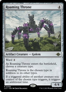 Roaming Throne - Promo Pack: The Lost Caverns of Ixalan (PPLCI) #258p - Rare Magic: The Gathering Trading Card
