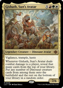 Gishath, Sun's Avatar - Promo Pack: The Lost Caverns of Ixalan (PPLCI) #229p - Mythic Rare Magic: The Gathering Trading Card