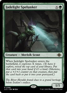 Jadelight Spelunker - Promo Pack: The Lost Caverns of Ixalan (PPLCI) #196p - Rare Magic: The Gathering Trading Card