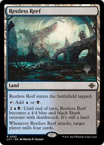 Restless Reef - Promo Pack: The Lost Caverns of Ixalan (PPLCI) #282p - Rare Magic: The Gathering Trading Card