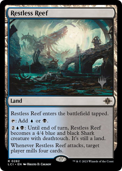 Restless Reef trading card from Promo Pack: The Lost Caverns of Ixalan Restless Reef - Promo Pack: The Lost Caverns of Ixalan Magic: The Gathering trading card