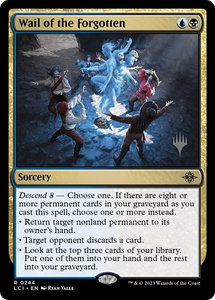 Wail of the Forgotten - Promo Pack: The Lost Caverns of Ixalan (PPLCI) #244p - Rare Magic: The Gathering Trading Card