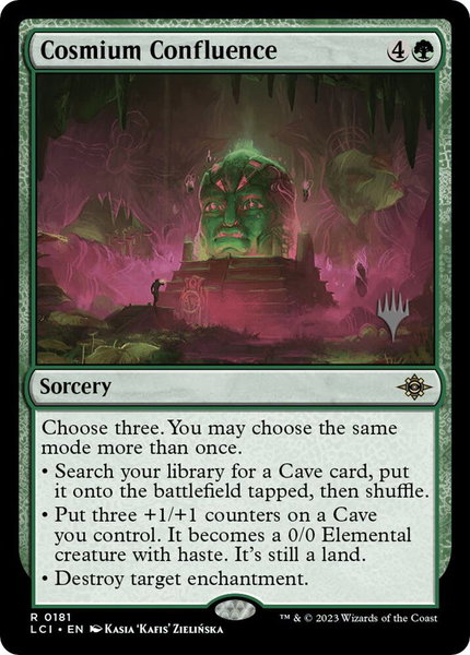 Cosmium Confluence trading card from Promo Pack: The Lost Caverns of Ixalan Cosmium Confluence - Promo Pack: The Lost Caverns of Ixalan Magic: The Gathering trading card