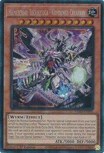 Mementoal Tecuhtlica - Combined Creation (CR) - Valiant Smashers (VASM) #VASM-EN001 - Collector's Rare YuGiOh Trading Card