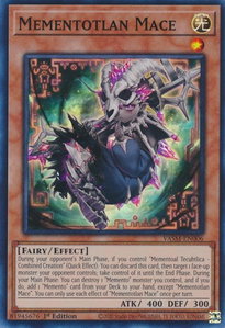 Mementotlan Mace - Valiant Smashers (VASM) #VASM-EN006 - Super Rare YuGiOh Trading Card