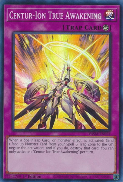 Centur-Ion True Awakening trading card from Valiant Smashers Centur-Ion True Awakening - Valiant Smashers YuGiOh trading card