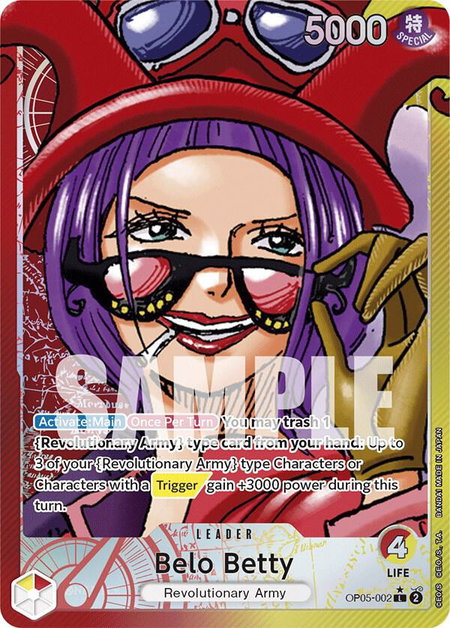 Belo Betty (002) (Alternate Art) - Awakening of the New Era One Piece trading card