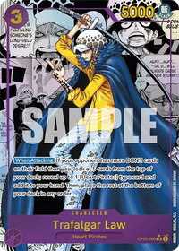 Trafalgar Law (069) (Alternate Art) (Manga) - Awakening of the New Era (OP05) #OP05-069 - Super Rare One Piece Trading Card