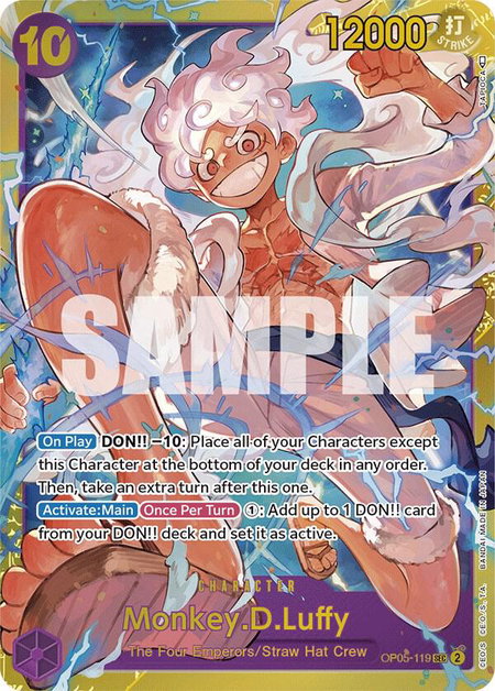 Monkey.D.Luffy (119) - Awakening of the New Era One Piece trading card