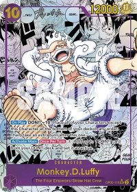 Monkey.D.Luffy (119) (Alternate Art) (Manga) - Awakening of the New Era (OP05) #OP05-119 - Secret Rare One Piece Trading Card