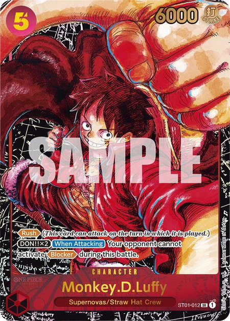 Monkey.D.Luffy (012) (Alternate Art) - Awakening of the New Era One Piece trading card
