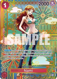 Nami (SP) - Awakening of the New Era (OP05) #OP01-016 - Rare One Piece Trading Card