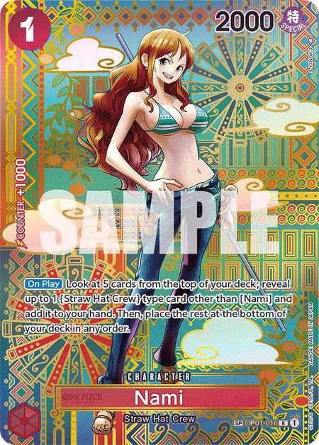 Nami (SP) - Awakening of the New Era One Piece trading card