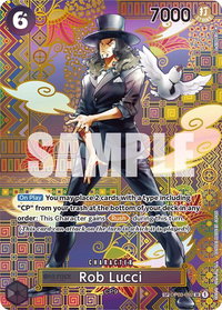 Rob Lucci (092) (SP) - Awakening of the New Era (OP05) #OP03-092 - Super Rare One Piece Trading Card