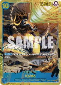 Kaido (118) - Awakening of the New Era (OP05) #OP05-118 - Secret Rare One Piece Trading Card