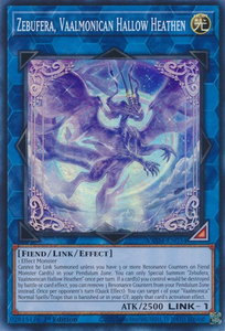 Zebufera, Vaalmonican Hallow Heathen - Valiant Smashers (VASM) #VASM-EN034 - Super Rare YuGiOh Trading Card