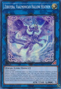 Zebufera, Vaalmonican Hallow Heathen - Valiant Smashers (VASM) #VASM-EN034 - Super Rare YuGiOh Trading Card