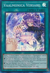 Vaalmonica Versare - Valiant Smashers (VASM) #VASM-EN037 - Super Rare YuGiOh Trading Card