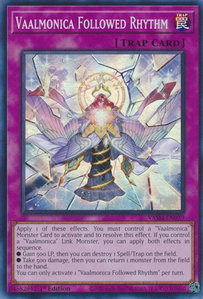 Vaalmonica Followed Rhythm - Valiant Smashers (VASM) #VASM-EN039 - Super Rare YuGiOh Trading Card