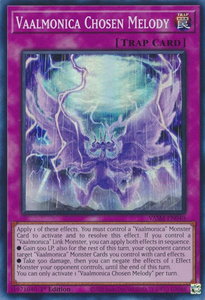 Vaalmonica Chosen Melody - Valiant Smashers (VASM) #VASM-EN040 - Super Rare YuGiOh Trading Card