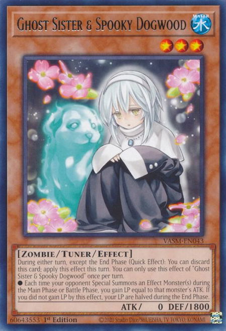 Ghost Sister & Spooky Dogwood - Valiant Smashers YuGiOh trading card