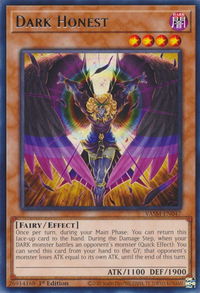 Dark Honest - Valiant Smashers (VASM) #VASM-EN047 - Rare YuGiOh Trading Card