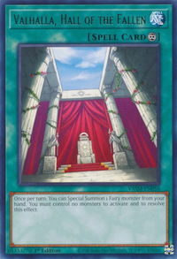 Valhalla, Hall of the Fallen - Valiant Smashers (VASM) #VASM-EN056 - Rare YuGiOh Trading Card