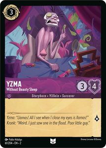 Yzma - Without Beauty Sleep - Rise of the Floodborn (2) #61/204 - Uncommon Disney Lorcana Trading Card