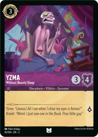 Yzma - Without Beauty Sleep - Rise of the Floodborn (2) #61/204 - Uncommon Disney Lorcana Trading Card